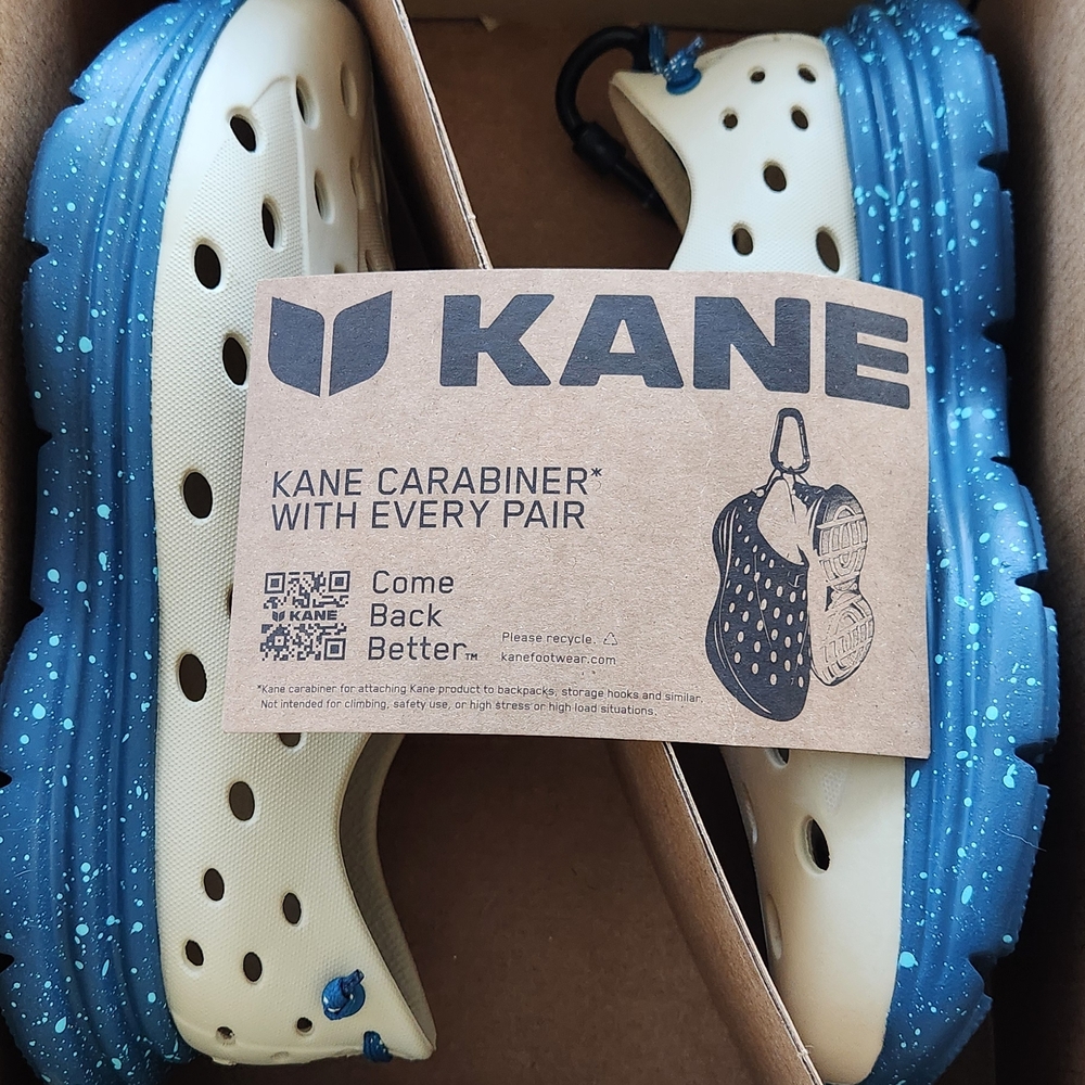 KANE Revive Beige and Speckled Blue Recovery Shoes M9/W11 BRAND NEW